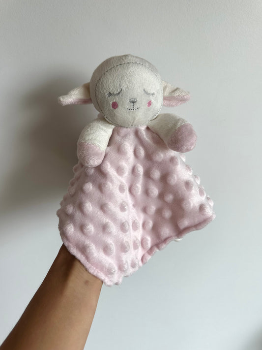 Soft Pink Sheep Lovey