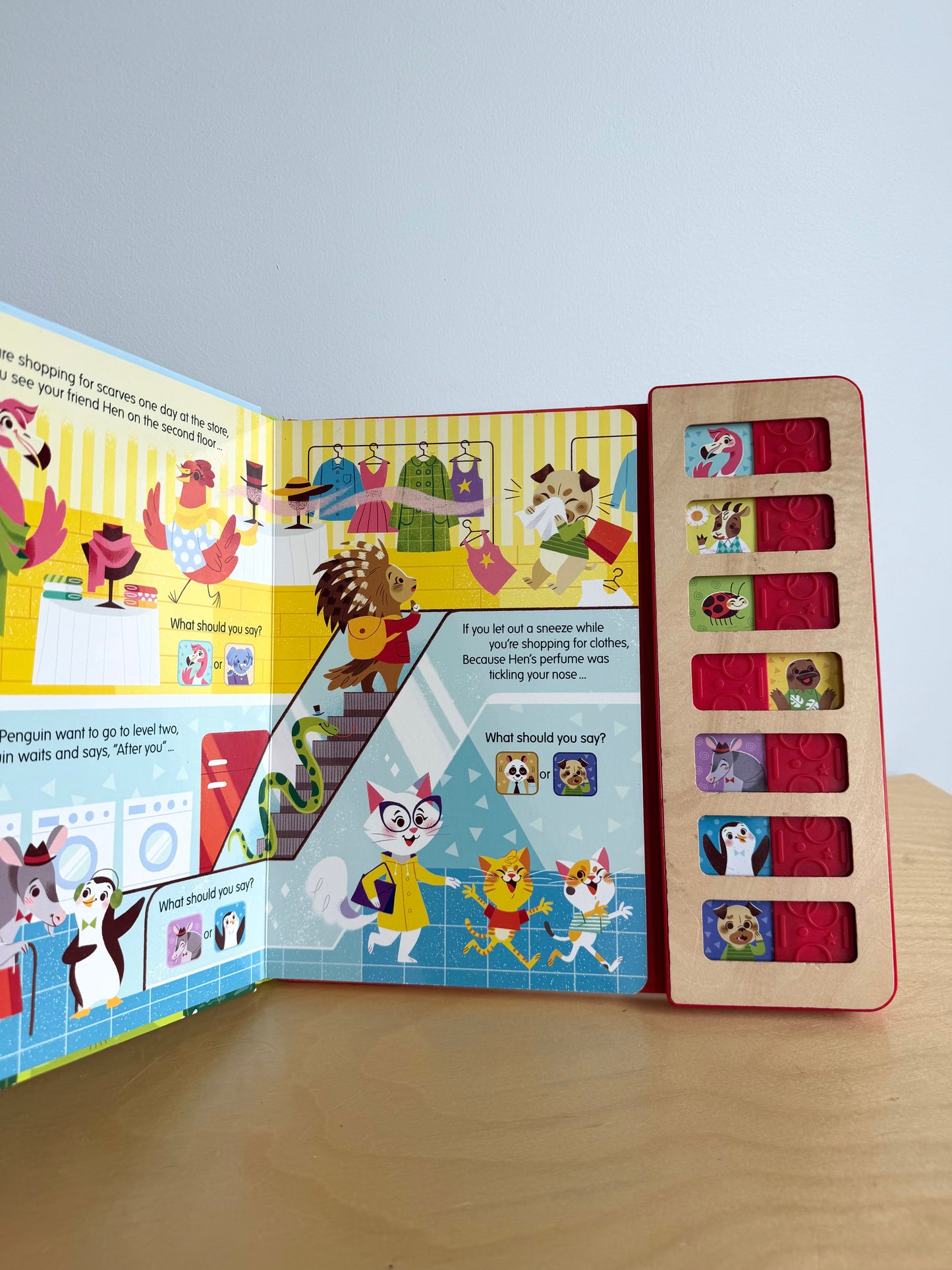 First Manners Slide + Sound Board Book (No Shipping) / 1-4 years