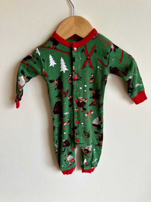 Canada Winter Green Sleeper / 3-6m