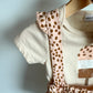 Dotted Ice Cream Bodysuit, Skirt + Headband Set / 18m