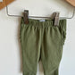 Green Bottom Ruffle Pants / 3-6m