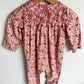Pink Floral Jumpsuit / 12m