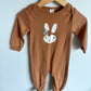 Tan Bunny Jumpsuit or Sleeper / 9m