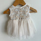 White Sparkly Sequin Dress / 0-3m