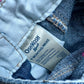 OshKosh Denim Heart Overalls / 9m