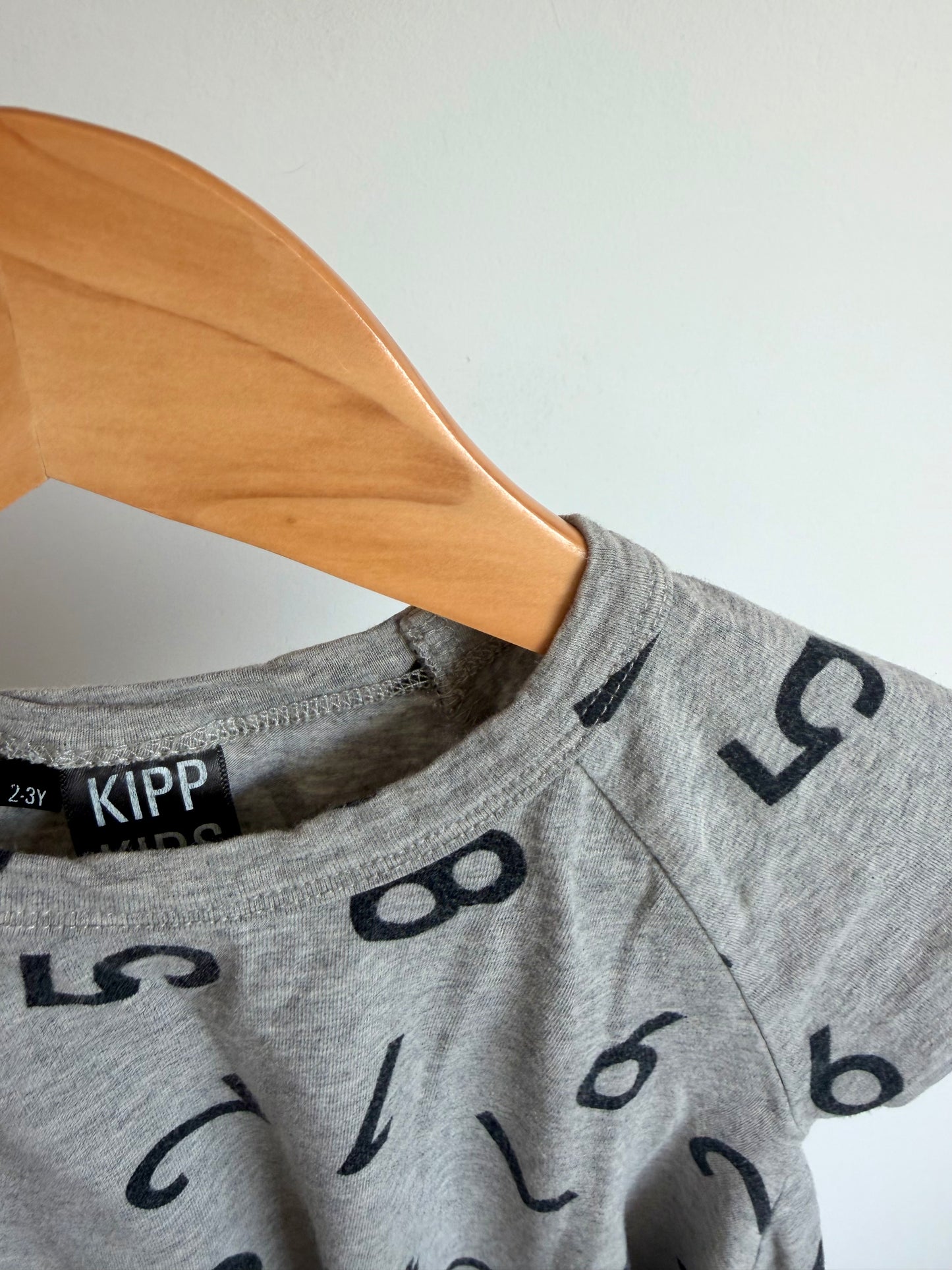 KIPP KIDS Grey Numbers Tunic / 2-3T