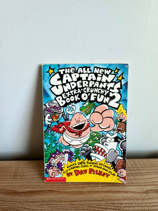 The All New Captain Underpants: Extra Crunchy 2 Book / 6-8 years