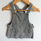 Zara Grey Star Overall Dress / 18-24m