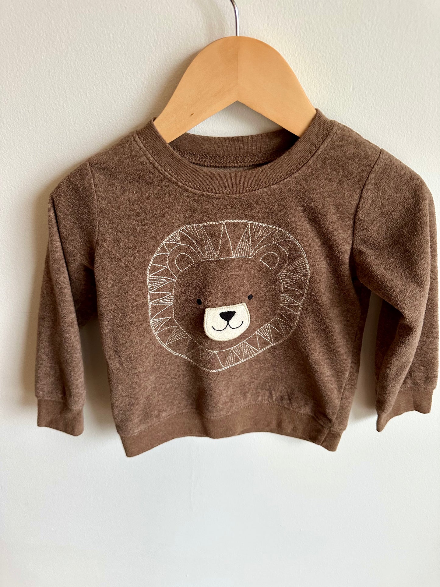 Brown Lion Sweater / 24m