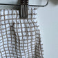 Tan Checkered Muslin Shorts / 18m