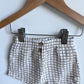 Tan Checkered Muslin Shorts / 18m