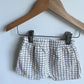 Tan Checkered Muslin Shorts / 18m