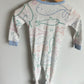 Waffle Knit Whale Sleeper / 12m