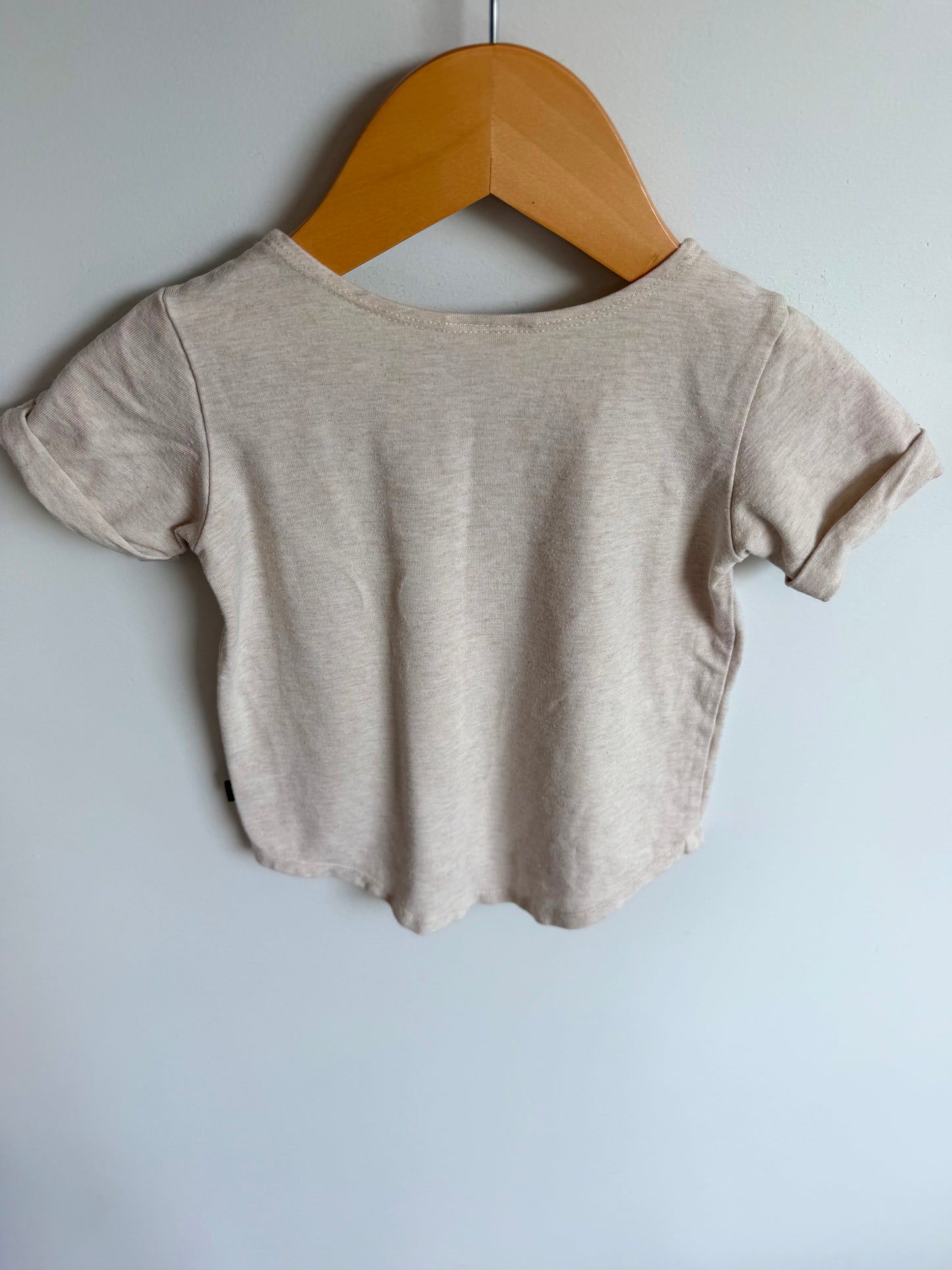 Jax & Lennon Bamboo Cream T-shirt / 12-18m