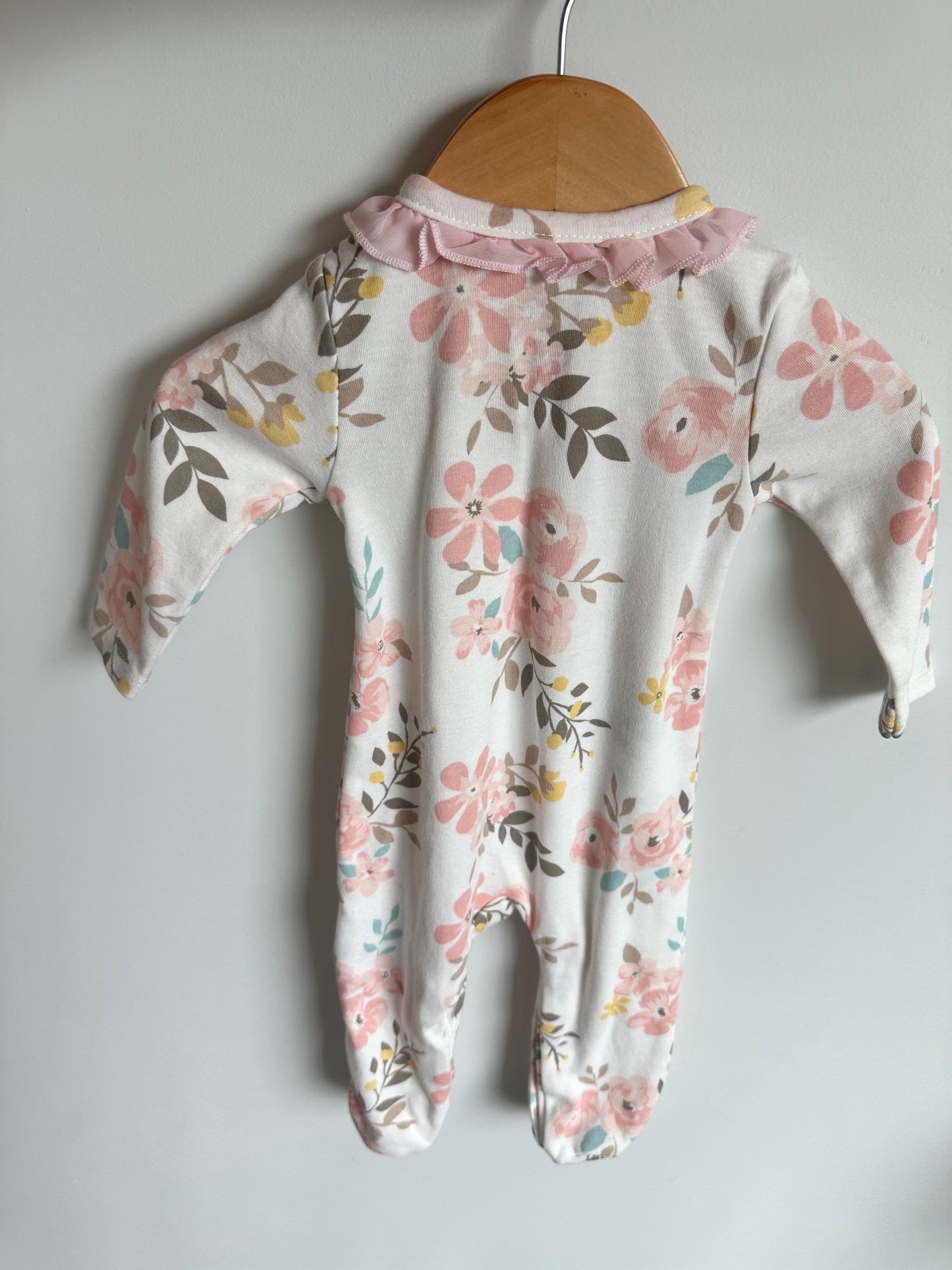 Floral Side Snap Sleeper / 9m