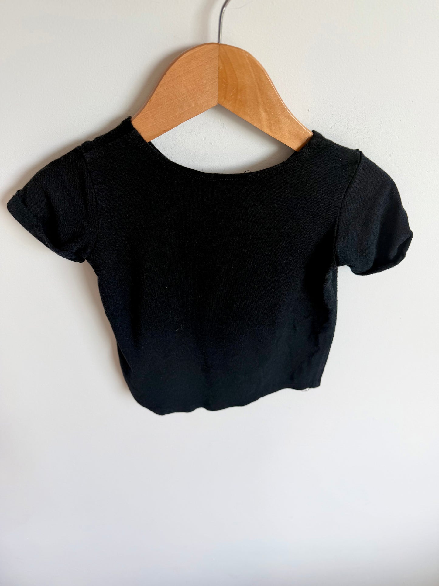 Jax & Lennon Bamboo Black T-shirt / 12-18m