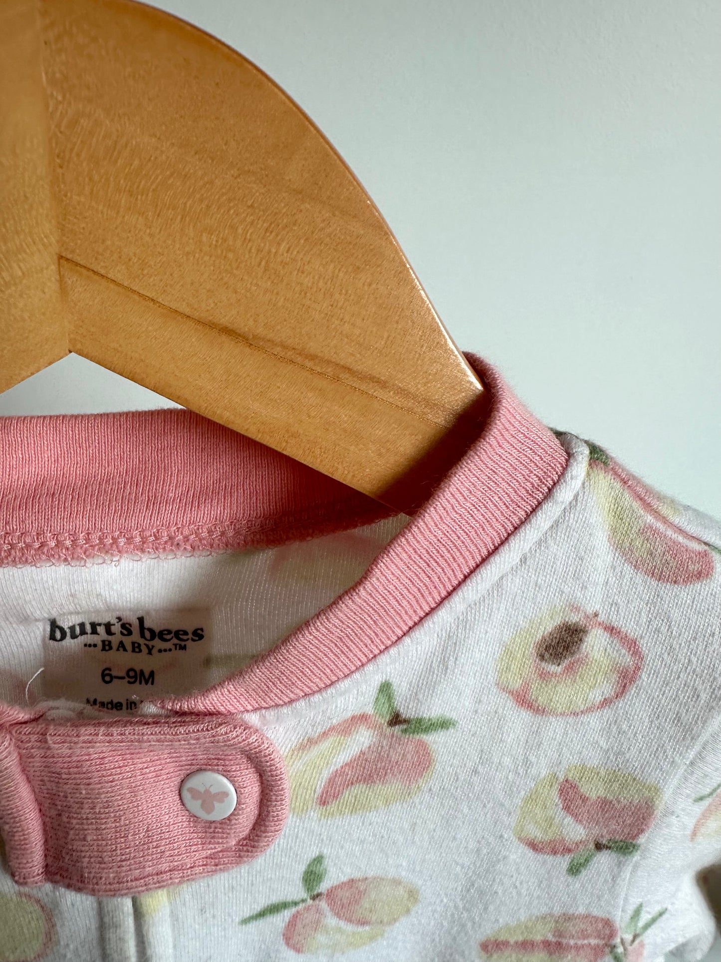 Organic Peach Sleeper / 6-9m