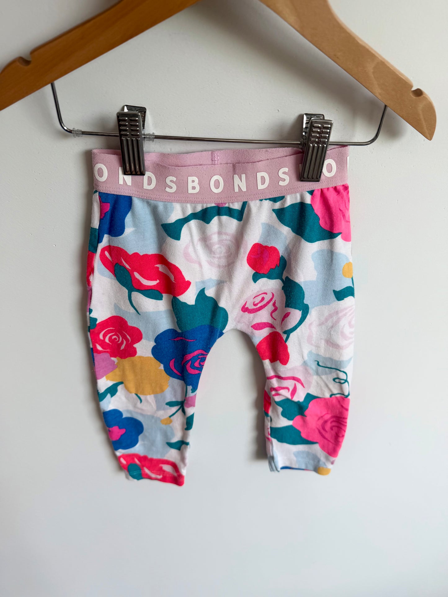 Bonds Bright Floral Pants / 12-18m