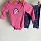 Rainbow Bodysuit + Pants Set / 6m