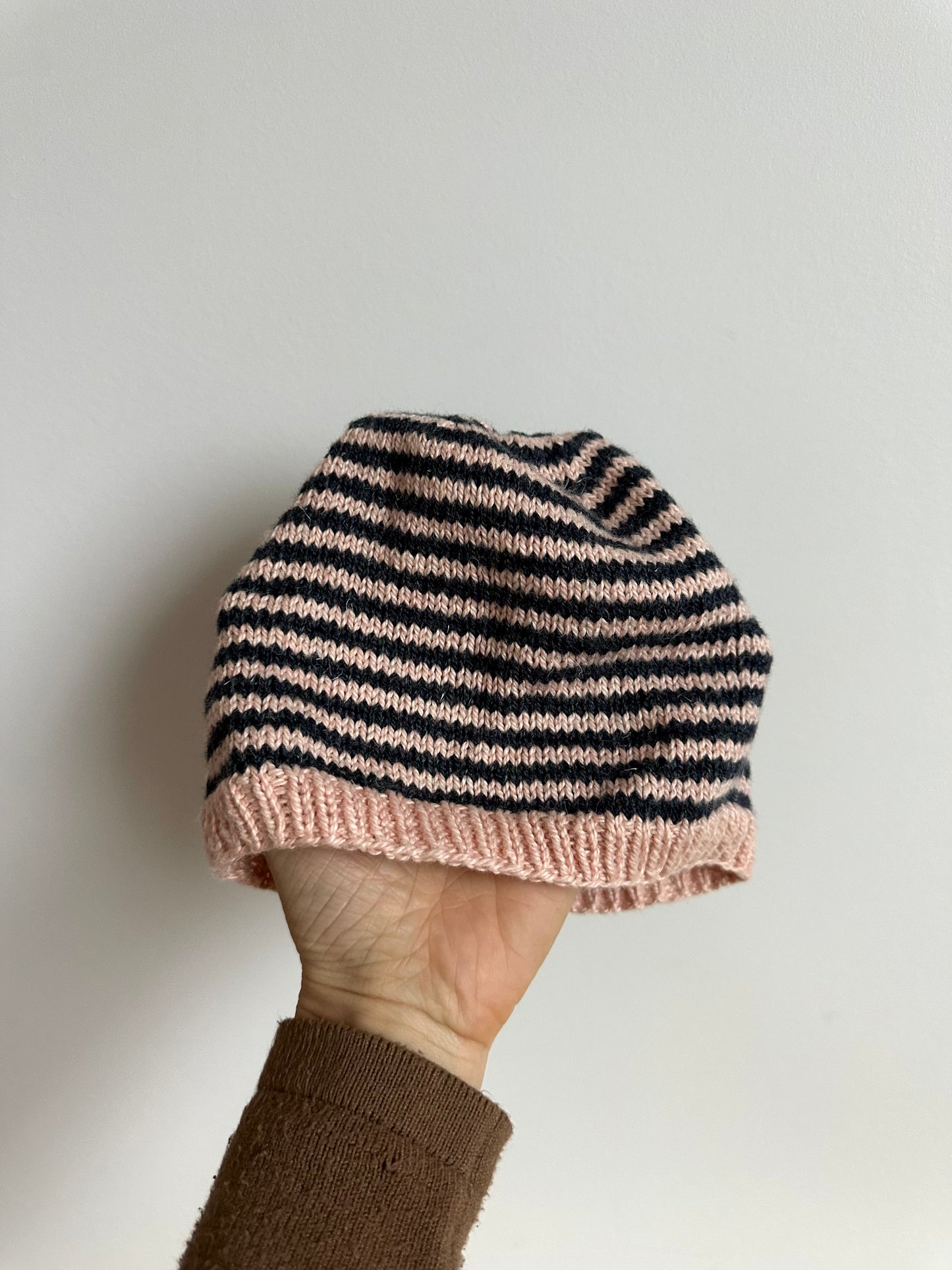 Handmade Striped Toque / 12m?