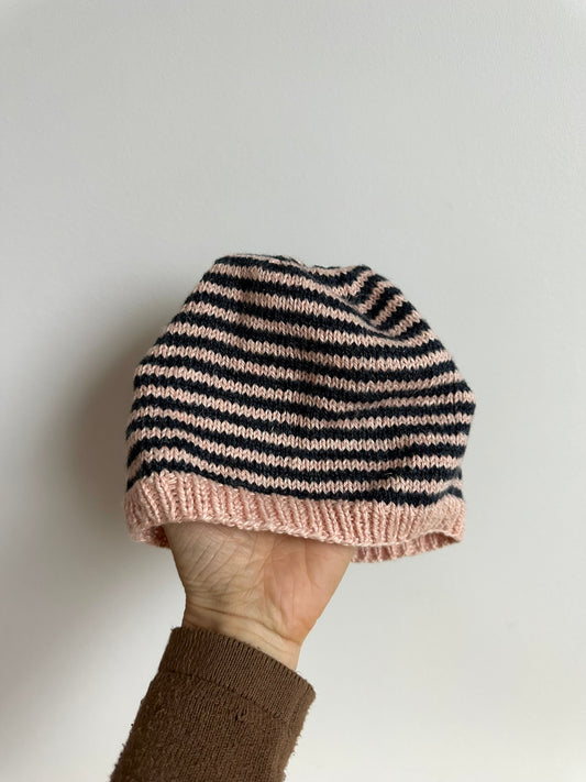 Handmade Striped Toque / 12m?