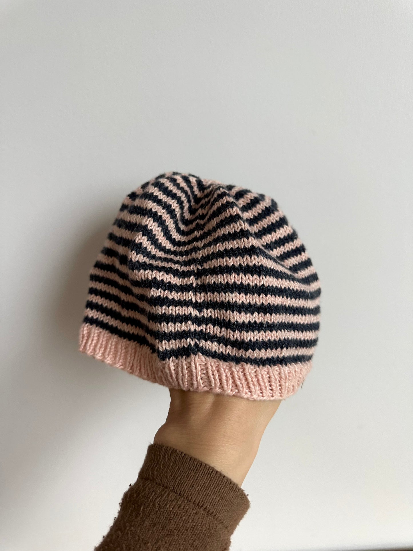 Handmade Striped Toque / 12m?