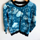 Organic Cotton Rain Clouds Crewneck / 4T