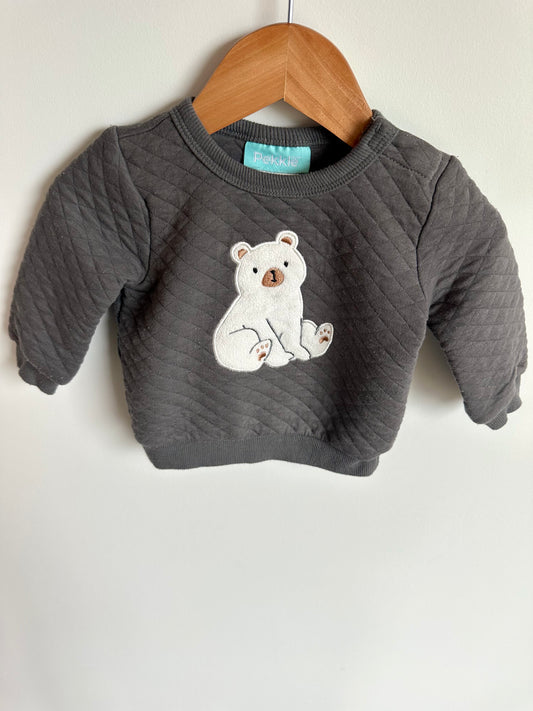 Polar Bear Sweater / 6m
