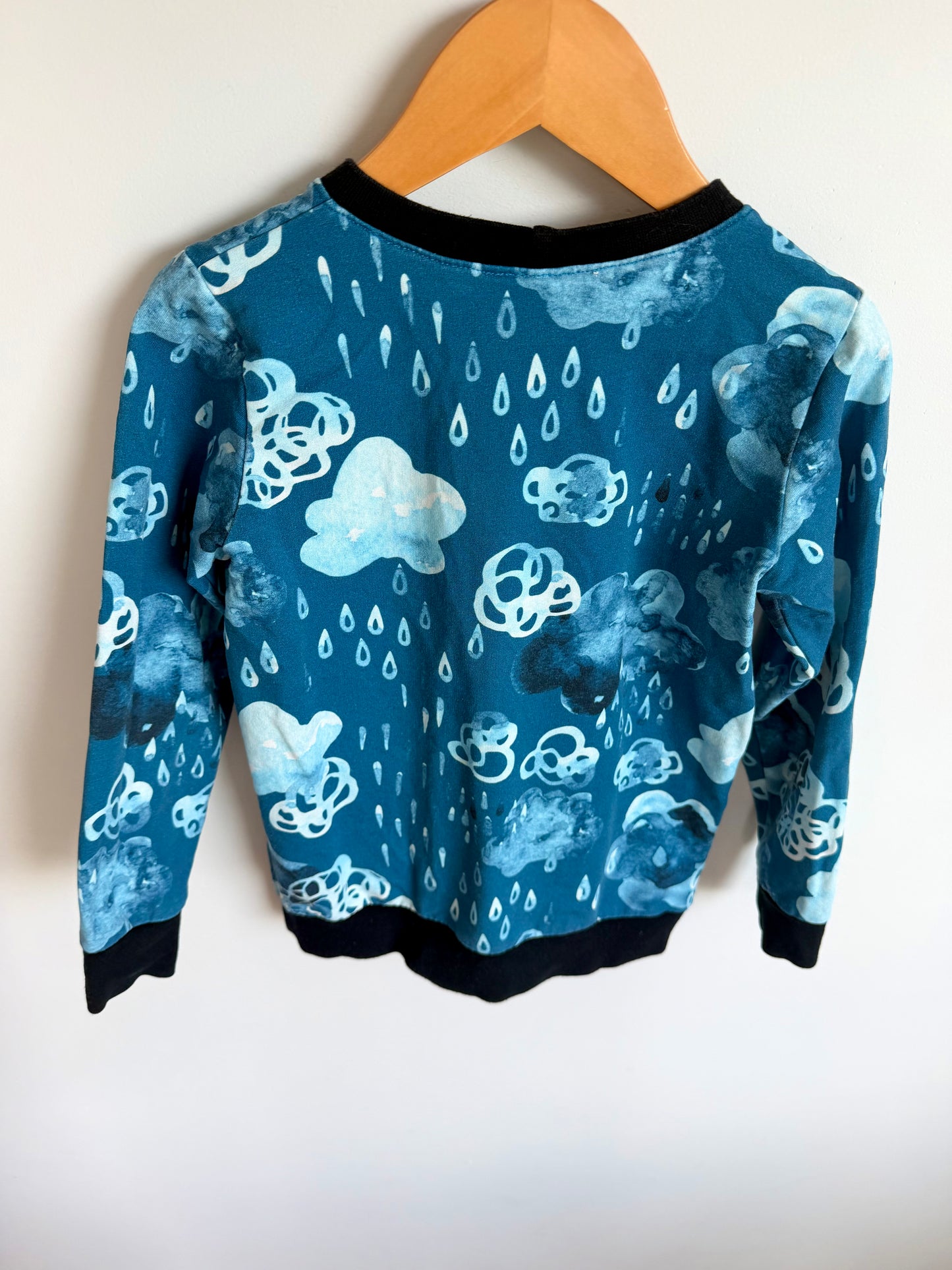 Organic Cotton Rain Clouds Crewneck / 4T