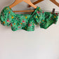 Green Floral Two Piece Swimsuit / 4 years