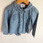 Chambray Long Sleeve Button Up / 4-5T