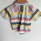 Striped Button Up T-shirt / 2T