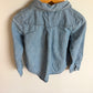 Chambray Long Sleeve Button Up / 4-5T