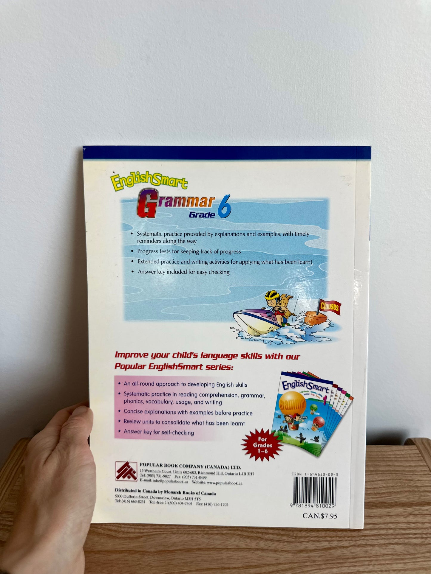 Gr. 6 Grammar Workbook / 11-12 years (No Shipping)