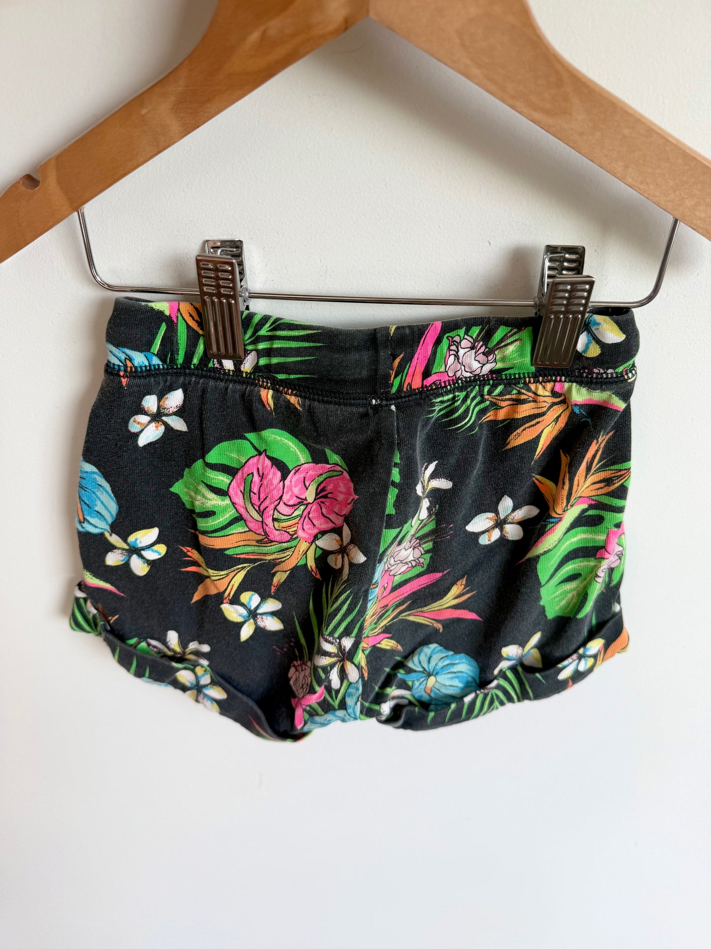 Bonds Dark Floral Shorts / 3T