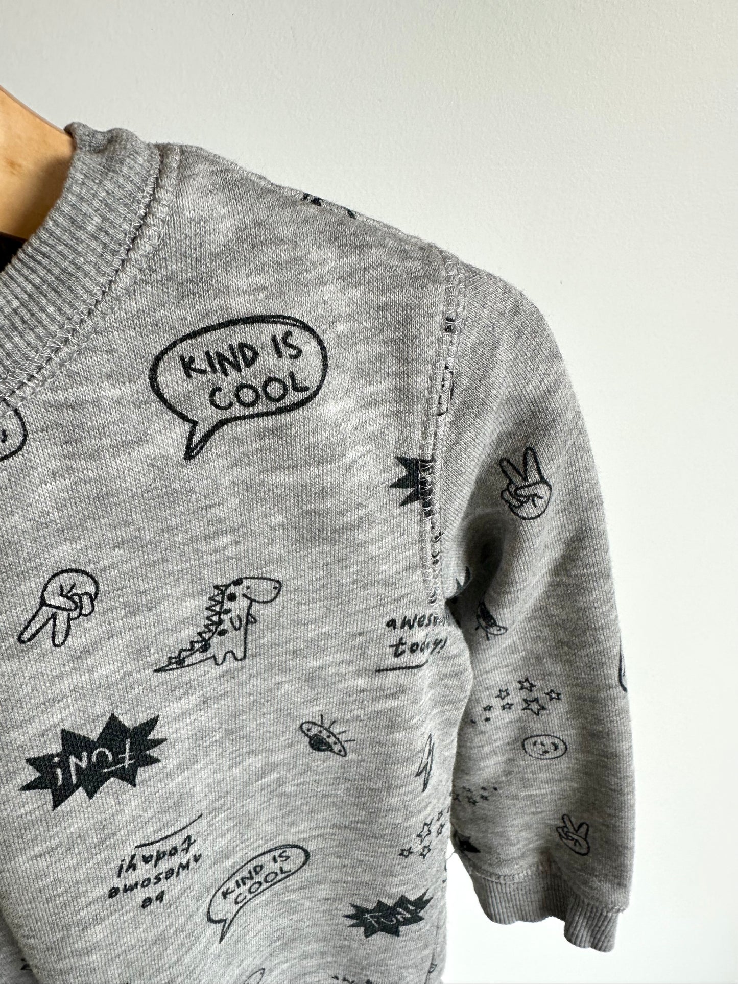 Grey Kind is Cool Crewneck / 2T