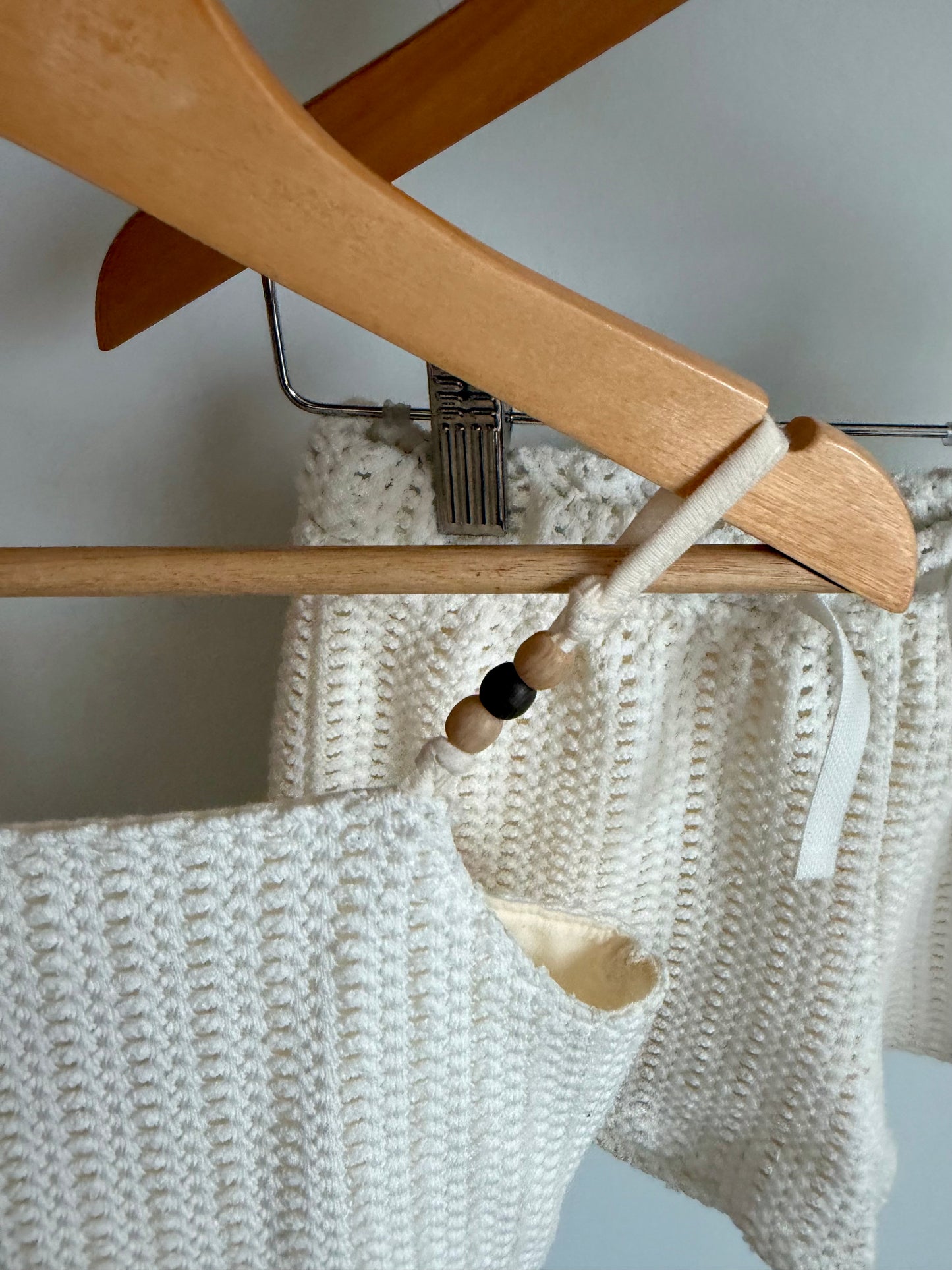 Crochet-Knit Beaded Tank + Shorts Set / 5 years