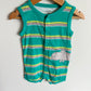 Striped Hippo Romper / 24m