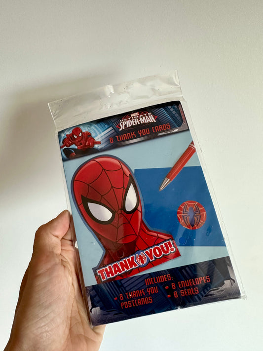 Thank You Spider Man Cards