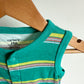 Striped Hippo Romper / 24m