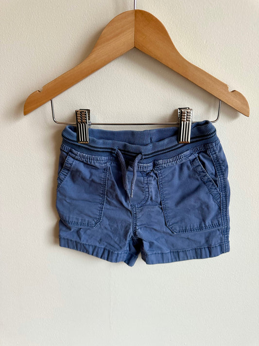 Blue Drawstring Shorts / 18m