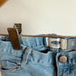 Light Blue Denim Shorts / 3T