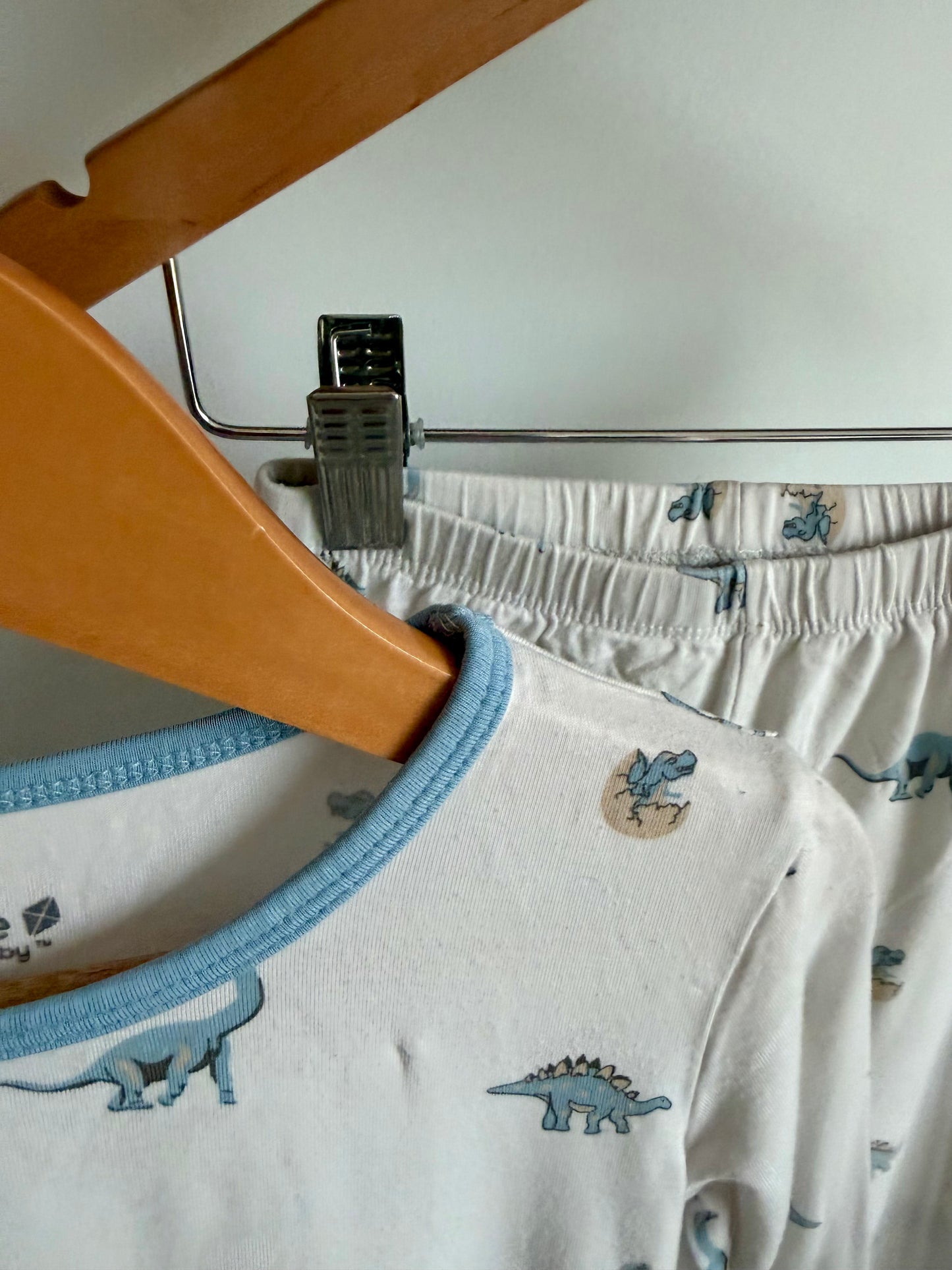 Kyte Blue Dino PJ Set / 4 years