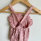 Floral Dusty Pink Romper / 3-6m