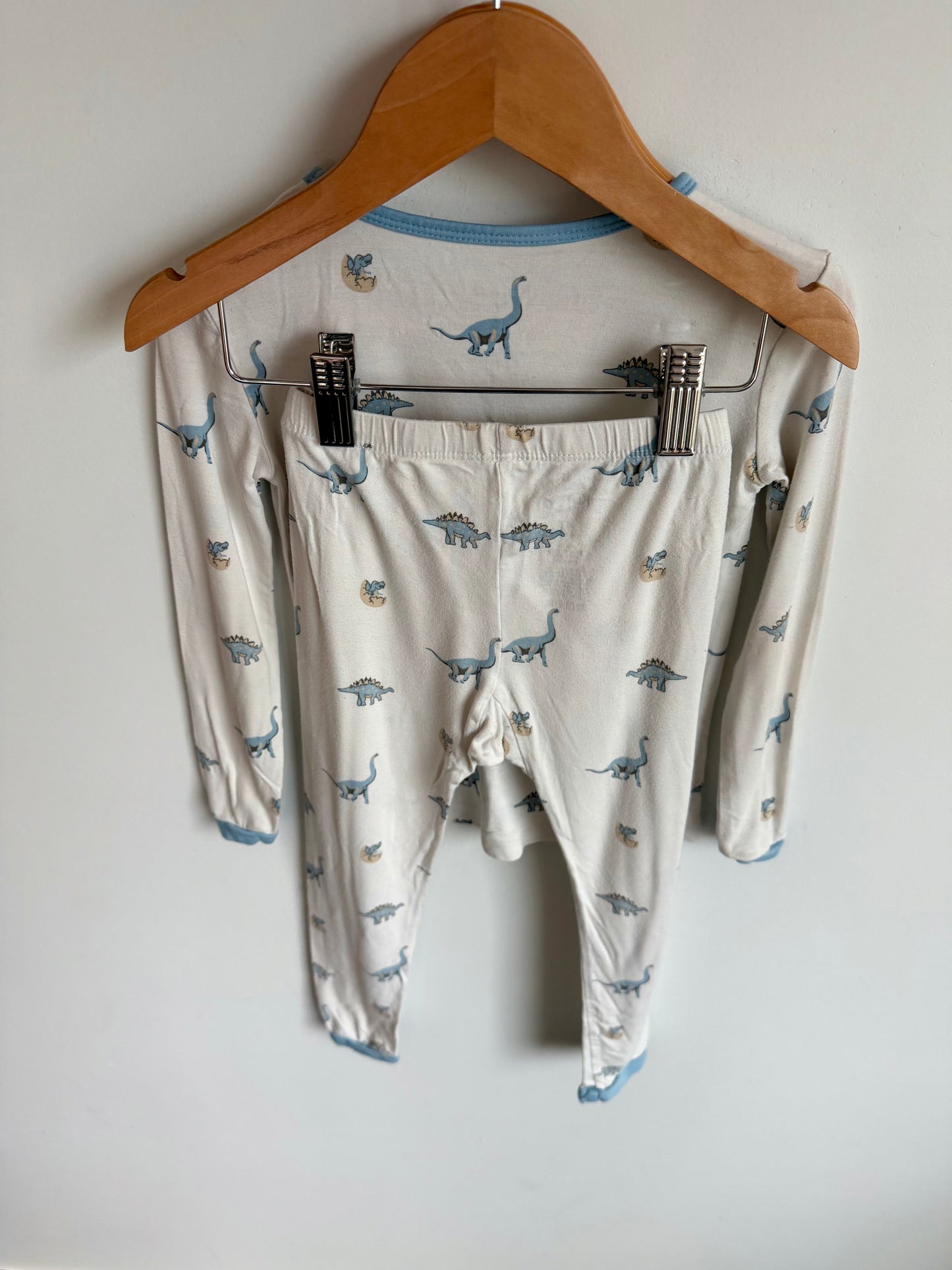 Kyte Blue Dino PJ Set / 4 years