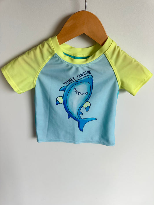 Shark Swim Top / 18-24m