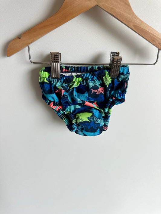 Shark Swim Diaper / 6-12m