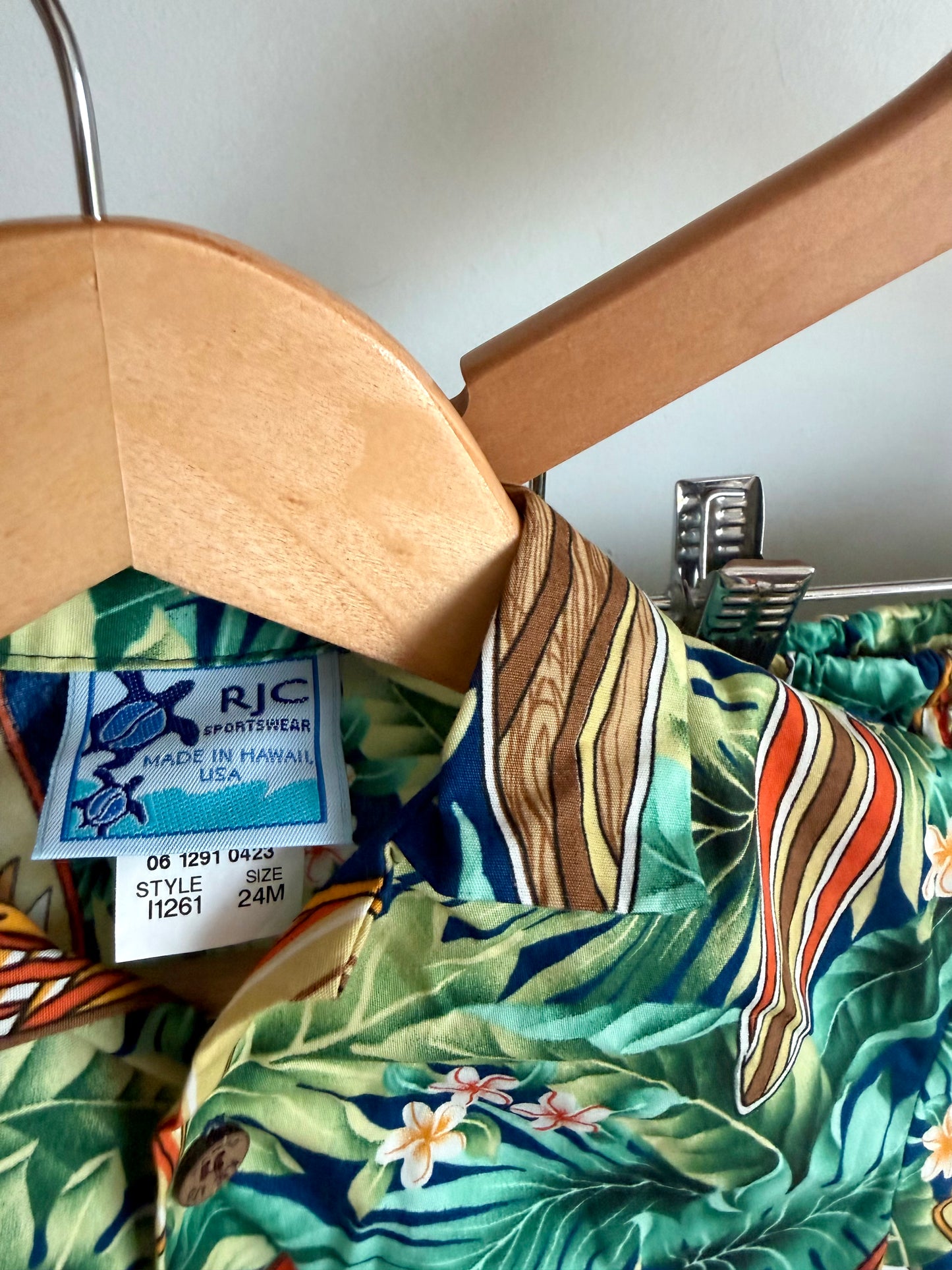 Authentic Hawaiian Top + Shorts Set / 24m