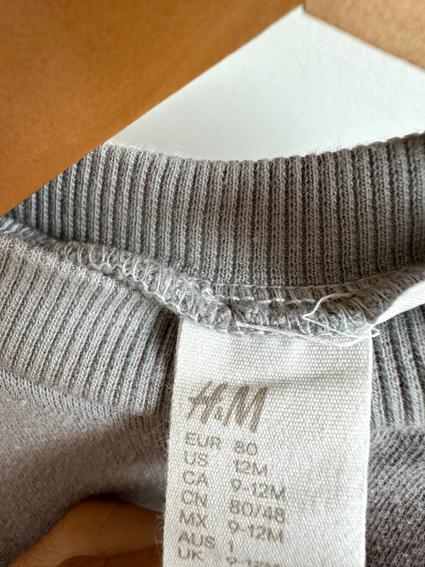 Mickey Mouse Grey Boxy Crewneck / 9-12m