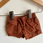 Rust Drawstring Shorts / 0m